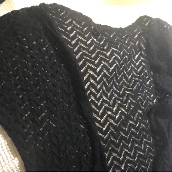 🌹🌹Rue21 Black Short Sleeve Shrug Size L🌹🌹 - Picture 4 of 5